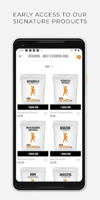 Bulk Supplements Vitamin Shop android App screenshot 1